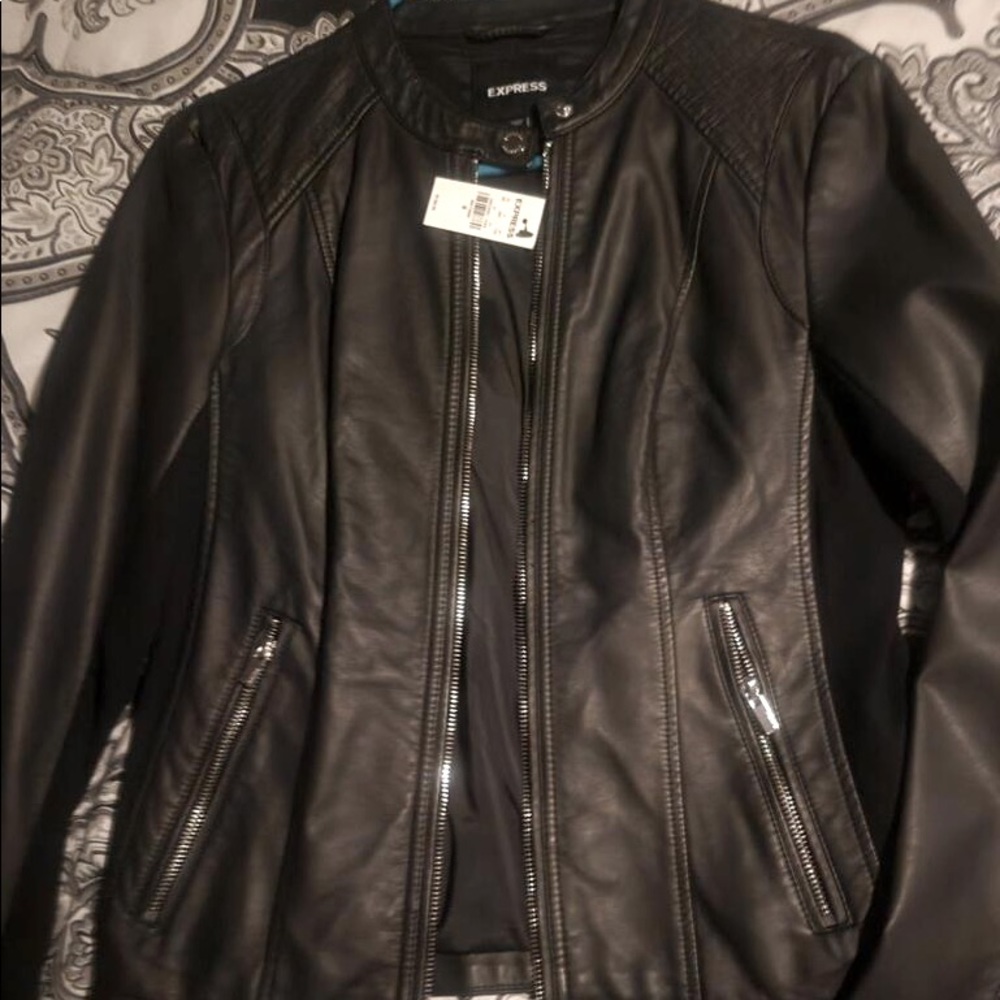 leather moto jacket